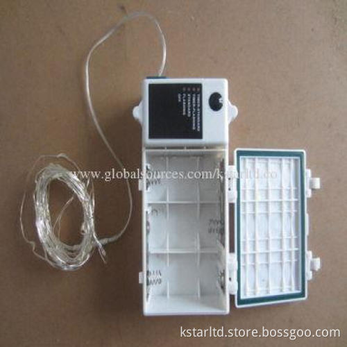 3*D Type Battery Lights with Multifunction Battery Box with Timer, Waterproof for Outdoor